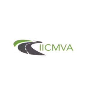 IICMVA logo with highway graphic