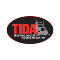 Trucking Industry Defense Association logo with semi truck graphic