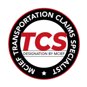 Logo of MCIEF Transportation Claims Specialist certification